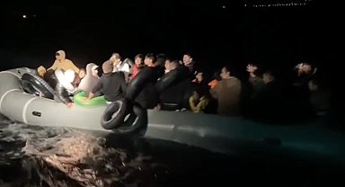 Ayvacık açıklarında 69 kaçak göçmen yakalandı