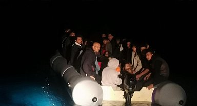 Ayvalık'ta 43 göçmen Sahil Güvenlik'ten kaçamadı