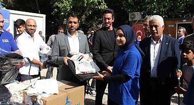 BAE Ankara Büyükelçiliğinden depremzede öğrencilere yardım