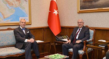 Bakan Güler, Estonya Büyükelçisi Reinart'ı kabul etti