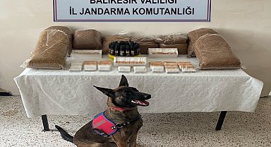 Balıkesir'de 11 şahsa kaçak tütün operasyonu