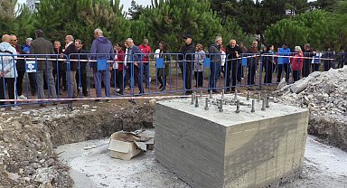 Bandırma'da mahalle sakinlerinden 'baz istasyonu' tepkisi