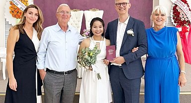 Bangkok'da başlayan aşk hikayesi Bilecik'te evlilikle sonuçlandı