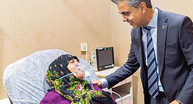 Başhekim Kuyrukluyıldız, Göz Hastanesinde incelemelerde bulundu