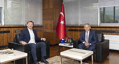 Başkan Büyükkılıç, Bahçelievler Belediye Başkanı Bahadır'ı Ağırladı