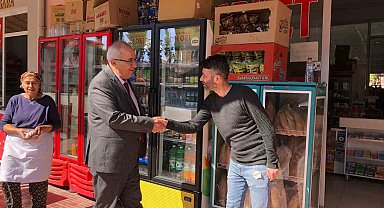 Başkan Cengiz Arslan esnafın taleplerini yerinde dinledi