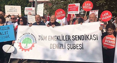 Başkan Coşkun, zam talep eden emeklileri yalnız bırakmadı