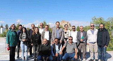 Başkan Süslü, yatırımları gazeteciler ili birlikte gezdi