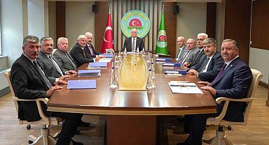 Baştuğ TZOB yönetim kurulu toplantısına katıldı