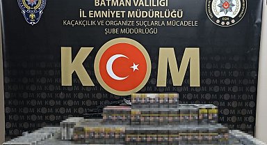Batman'da 2 bin 240 paket kaçak sigara ele geçirildi