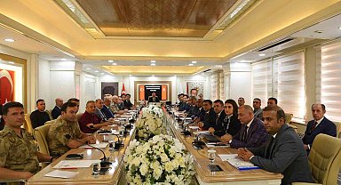 Batman'da anız yangınları ile mücadele toplantısı yapıldı