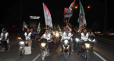Batman'da Filistin'e destek konvoyu