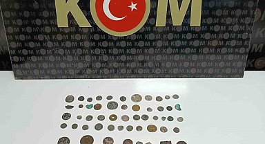 Batman'da yolcunun valizinden tarihi eser çıktı