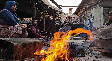 Bayburt'ta imece usulü kış hazırlıkları