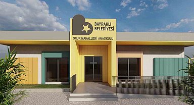 Bayraklı'nın 5. anaokulu Onur Mahallesi'ne açıldı