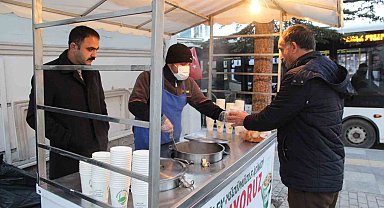 Belediye sabah saatlerinde sıcak çorba dağıtacak