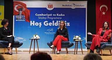 Beylikdüzü'nde "Cumhuriyet ve Kadın" söyleşisi düzenlendi