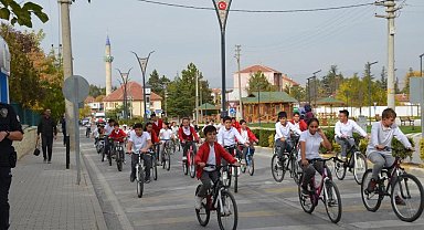Beylikova'da bisiklet turu