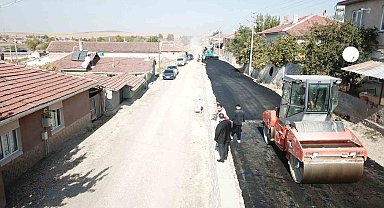 Beylikova'nın tüm yolları sıcak asfalt yapıldı