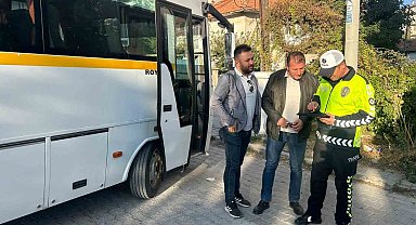Beyşehir'de okul servis araçları denetlendi
