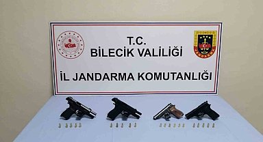 Bilecik'te kaçak silah ticaretine suçüstü