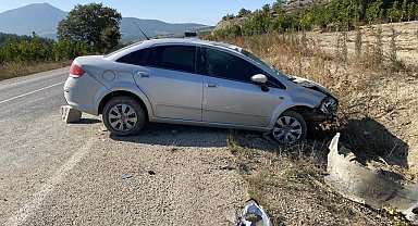 Bilecik'te yaşanan trafik kazasında 1 kişi yaralandı