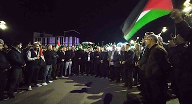 Bingöl'deki STK'lar, İsrail'in saldırılarını protesto etti