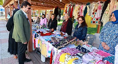 Birbirinden güzel ürünler Zümra Kadın El Emeği Pazarında görücüye çıktı