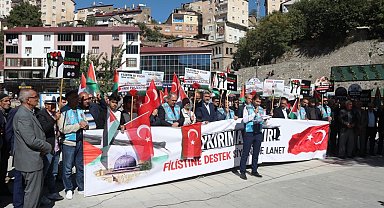 Bitlis'ten İsrail zulmüne kınama