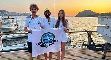 Bodrumsporlu yelkenciler derece yaptı