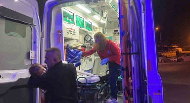 Boğazına kuru fasulye kaçan bebek tedavi altına alındı