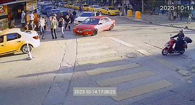 Bolu'da deprem anı kamerada