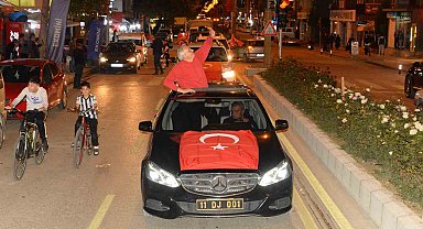 Bozüyük'te 100'üncü yıl kutlamaları araç konvoyu ile başladı