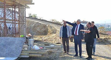 Bozüyük'te anı evi ve yeni seyir terasının yapım çalışmaları devam ediyor