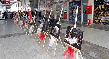 Bozüyük'te Filistin'e destek amacıyla resim sergisi açıldı