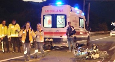 Bozüyük'te kaza yapan motosiklet sürücüsü hayatını kaybetti