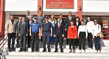 Buharkent Kaymakamı Omurca görevine başladı