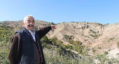 Bunlar da Tokat'ın peri bacaları, boyları 10 metreyi buluyor