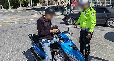 Burdur'da 55 araca para cezası uygulanarak 12 araç trafikten men edildi