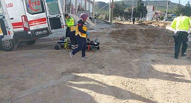 Burdur'da dere ıslah projesinde inşaat alanına düşen 2 işçi yaralandı