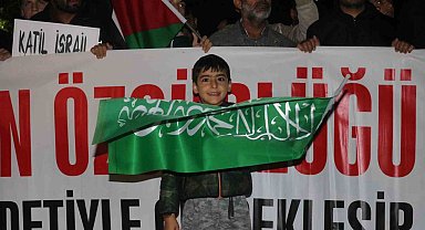 Bursa'da Filistin'e destek etkinliği