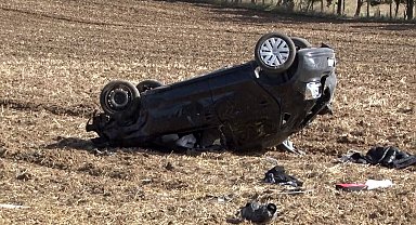 Büyükçekmece'de otomobil tarlaya uçmuştu, ölü sayısı 2'ye yükseldi