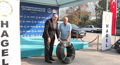 Büyükşehir destekliyor, çiftçinin yüzü gülüyor