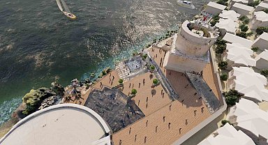 Büyükşehir'den Hıdırlık Kulesi çevresine seyir terası projesi