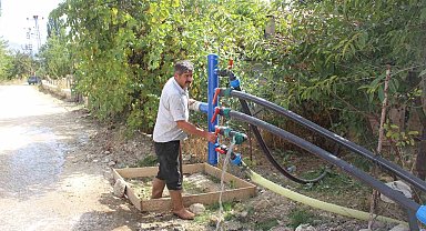 Büyükşehir'den Korkuteli Yukarıkaraman Mahallesi'ne kapalı devre sulama sistemi