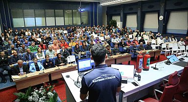 Büyükşehirden 'Yangın, deprem ve trafik kazaları' Eğitimi