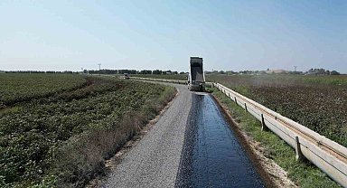 Büyükşehirden Eyyübiye kırsalında sathi asfalt çalışması