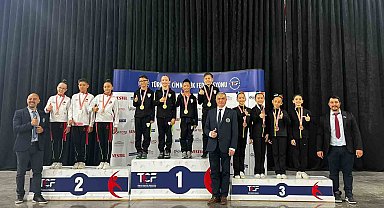 Büyükşehirli cimnastikçilerden 4 madalya 1 şampiyonluk kupası