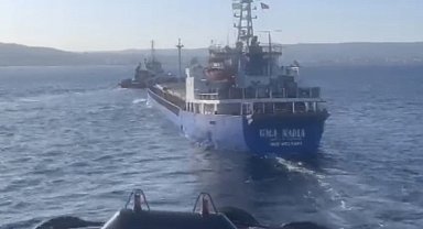 Çanakkale Boğazı'nda genel kargo gemisi dümen arızası yaptı