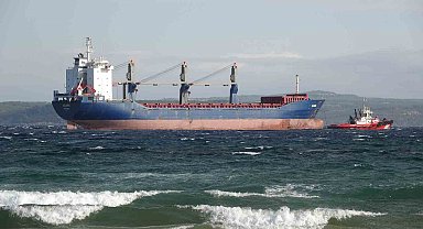 Çanakkale Boğazı'nda genel kargo gemisi makine arızası yaptı